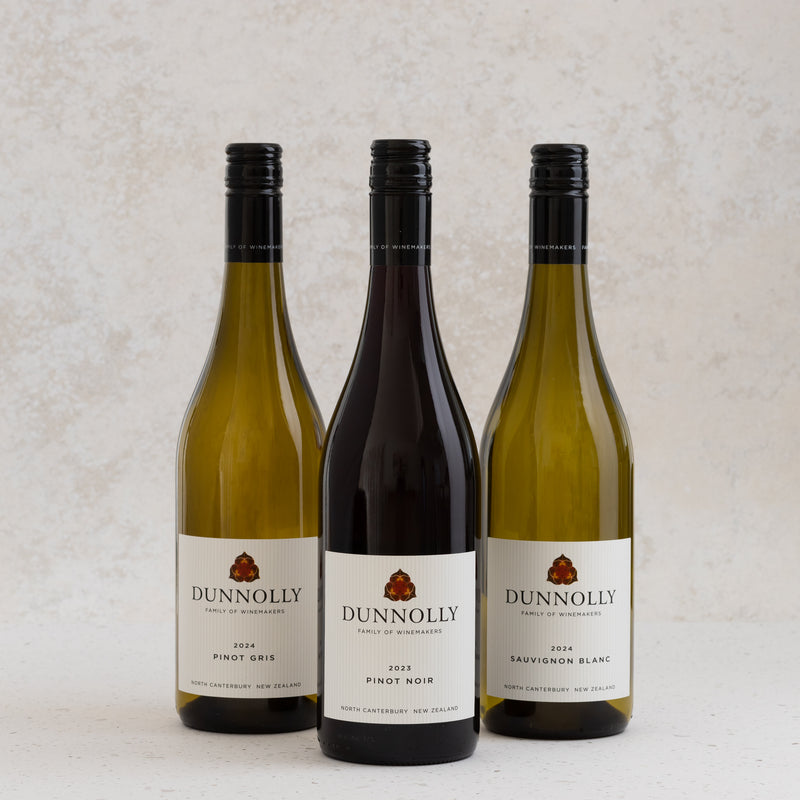 Dunnolly 3 bottle pack. Sauvignon Blanc, Pinot Noir, Pinot Gris